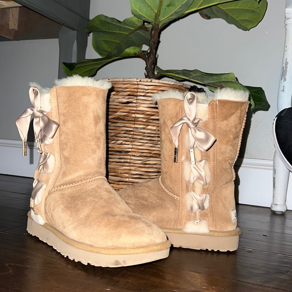 UGG Boots With lace and bow
